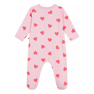 Petit Bateau - Pijama PB Corazones Buen Sueño | Rosa
