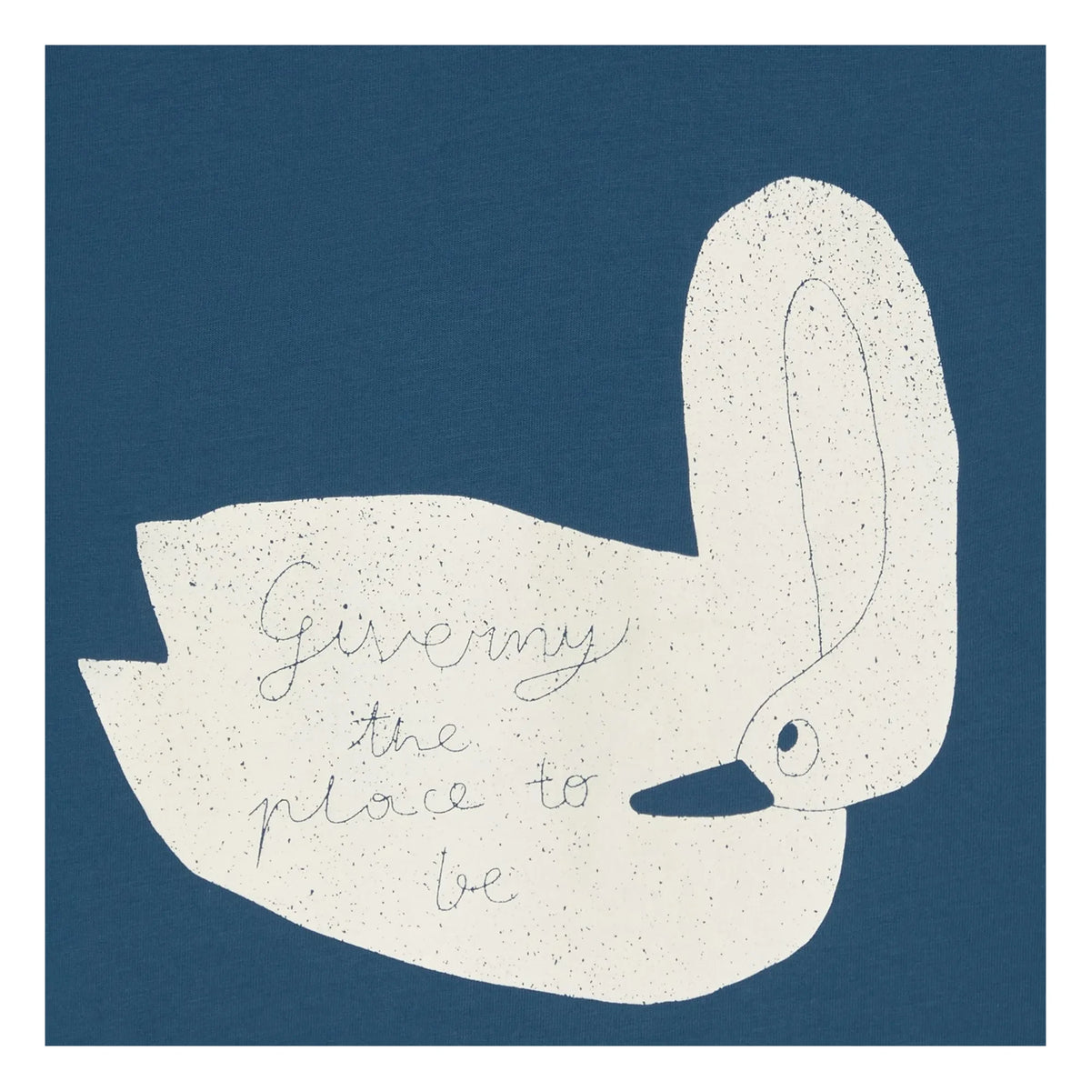 Tinycottons - Camiseta cisne de algodón orgánico | Azul marino