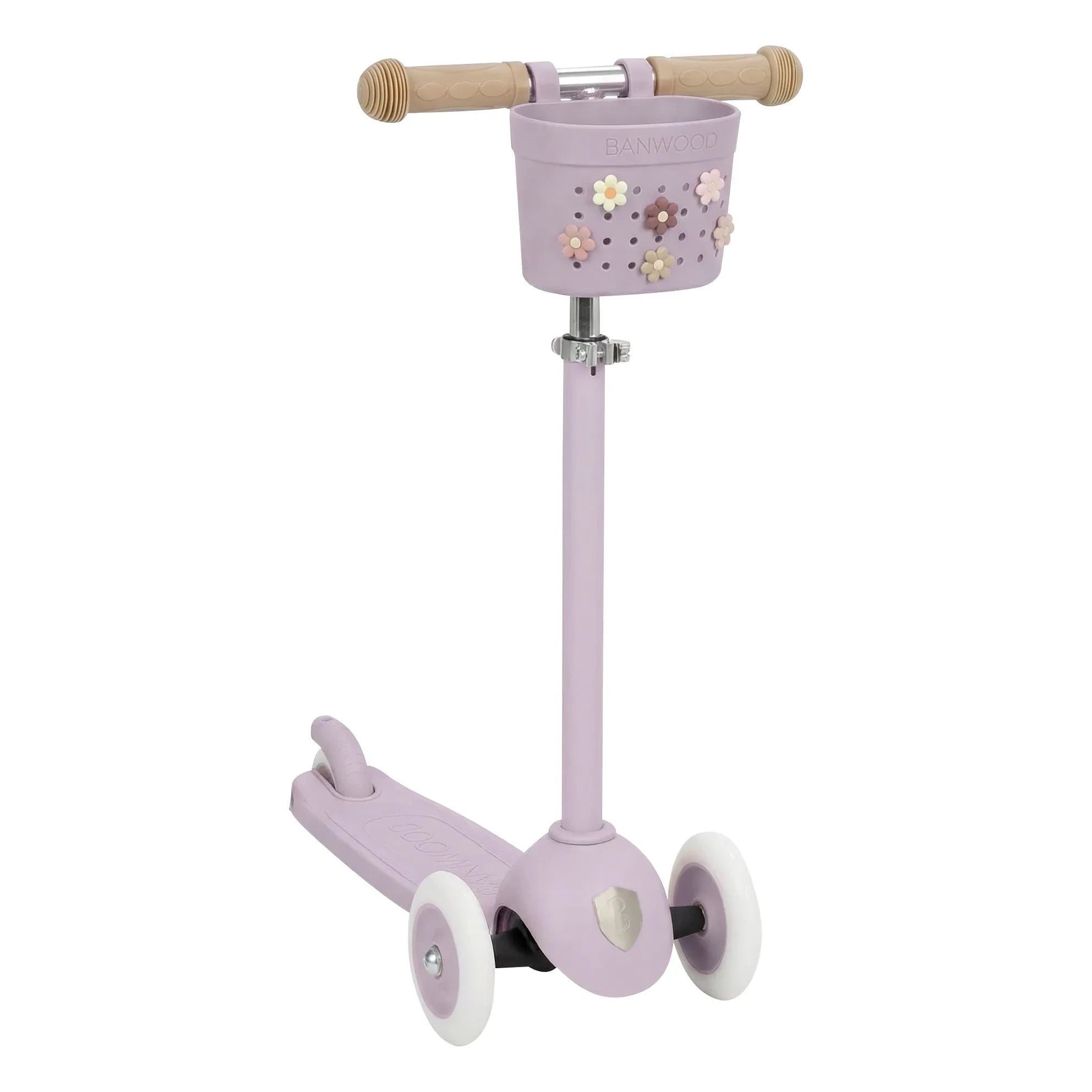 Banwood - Pin & Ride özelleştirilebilir bisiklet sepeti/çekçek | Lavanta