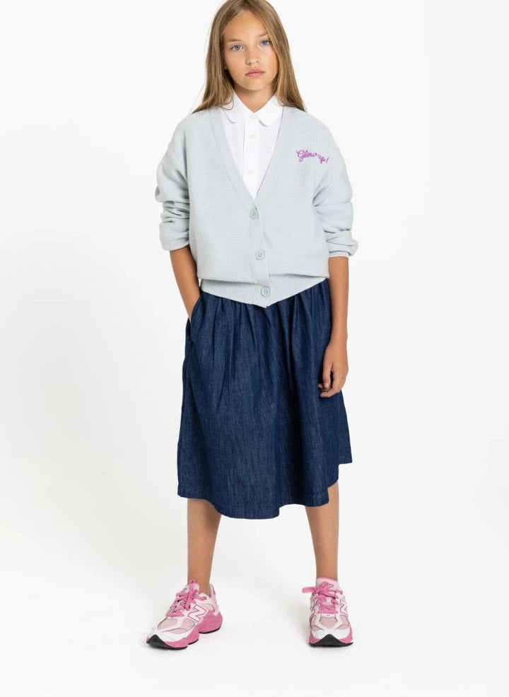 Smallable Kid - Falda de mezclilla Tina | Denim brut