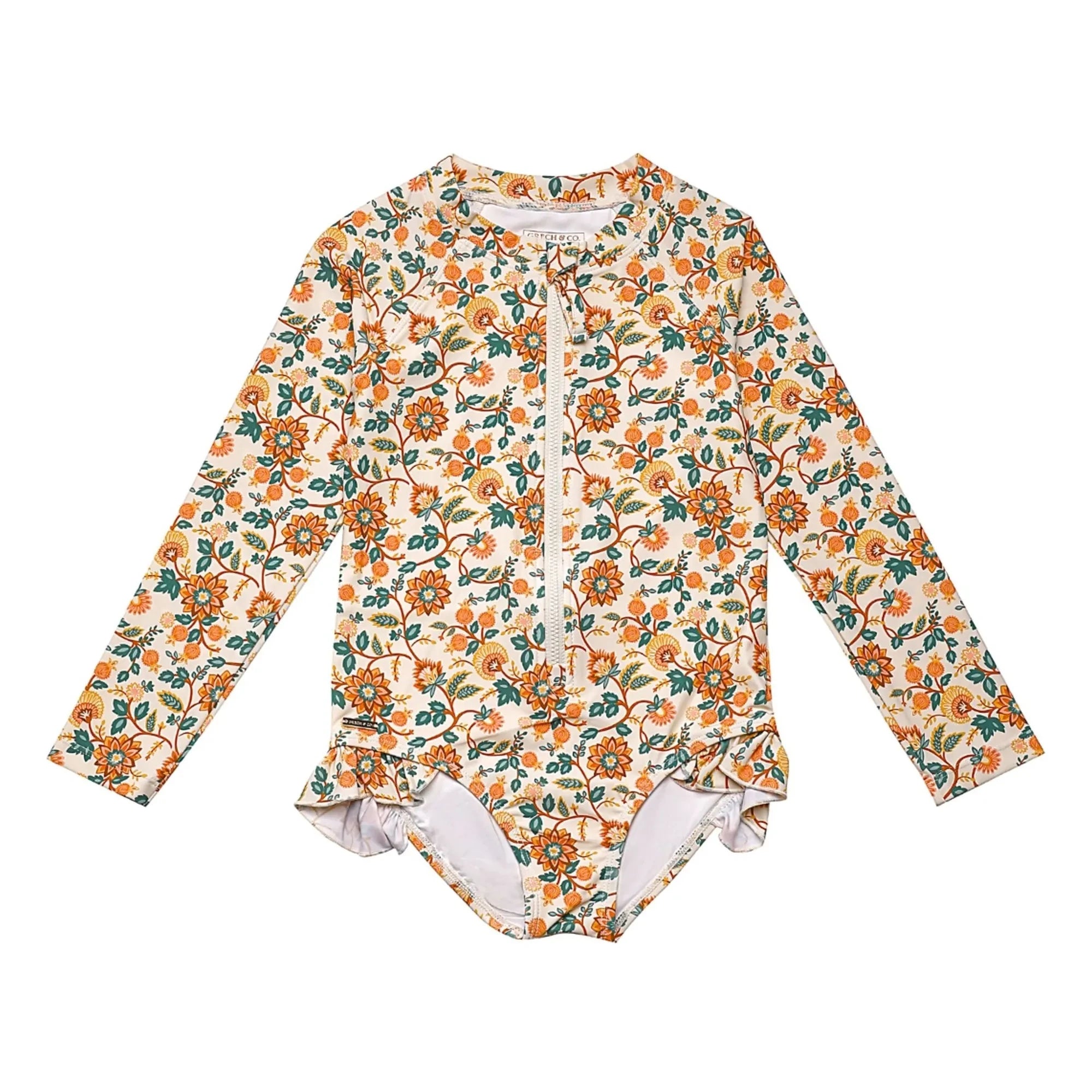 Grech & Co - 1 Bañador de Volantes Floreado | Crudo