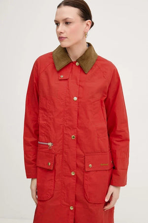 Chaqueta Larga de Algodón Hollington Barbour para Mujer