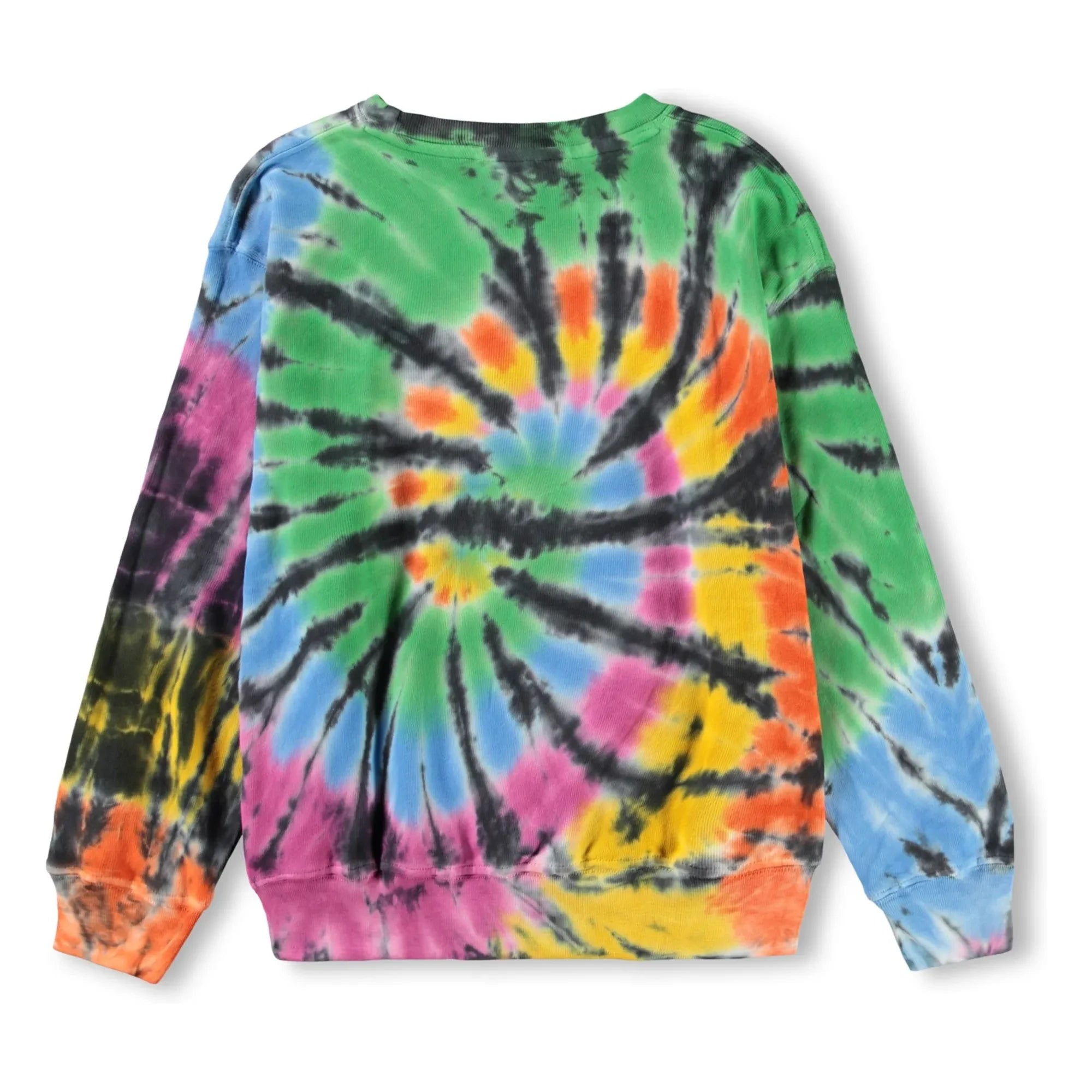 Molo - Sudadera de algodón orgánico Memphis Tie and Dye | Negro