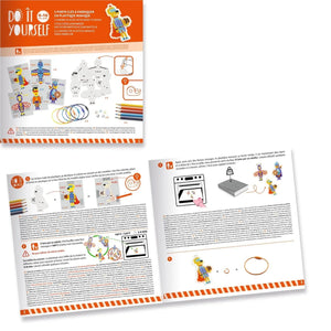 Djeco - DIY Kit - Piksel Sanatı Kahraman Anahtarlıklar