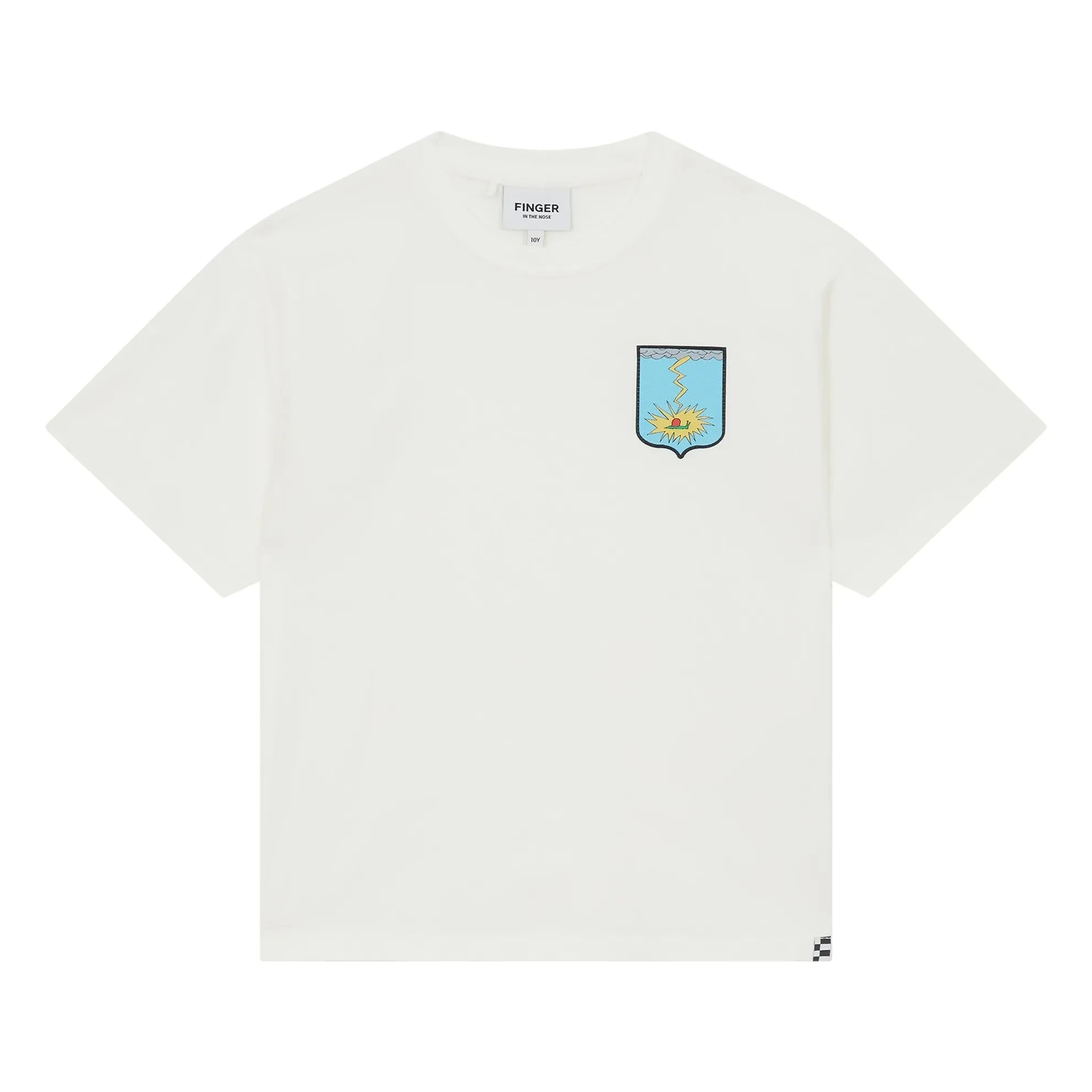 Dedo en la nariz - King Camiseta de algodón orgánico | Blanco