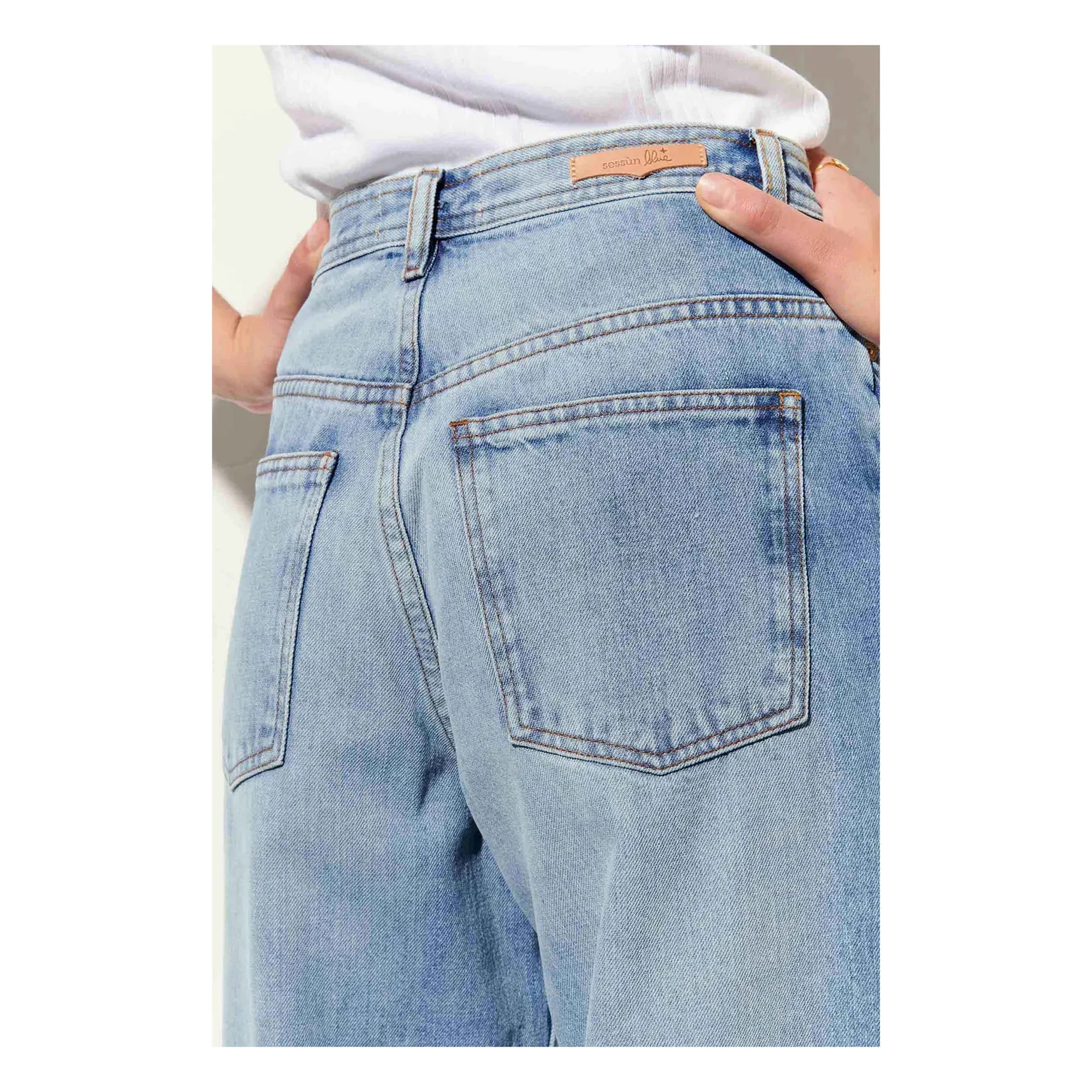 Sessùn - Jeans Baggou | Azul claro