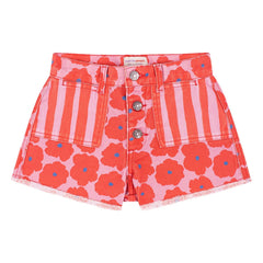 Favorite People - Nápoles floral corto | Rojo