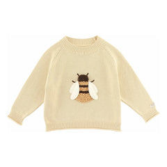 Donsje - Sudadera de algodón orgánico Valenthe Abeille | Amarillo claro