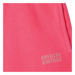 American Vintage - Pantalones de chándal elásticos Izubird | Rosa fluorescente