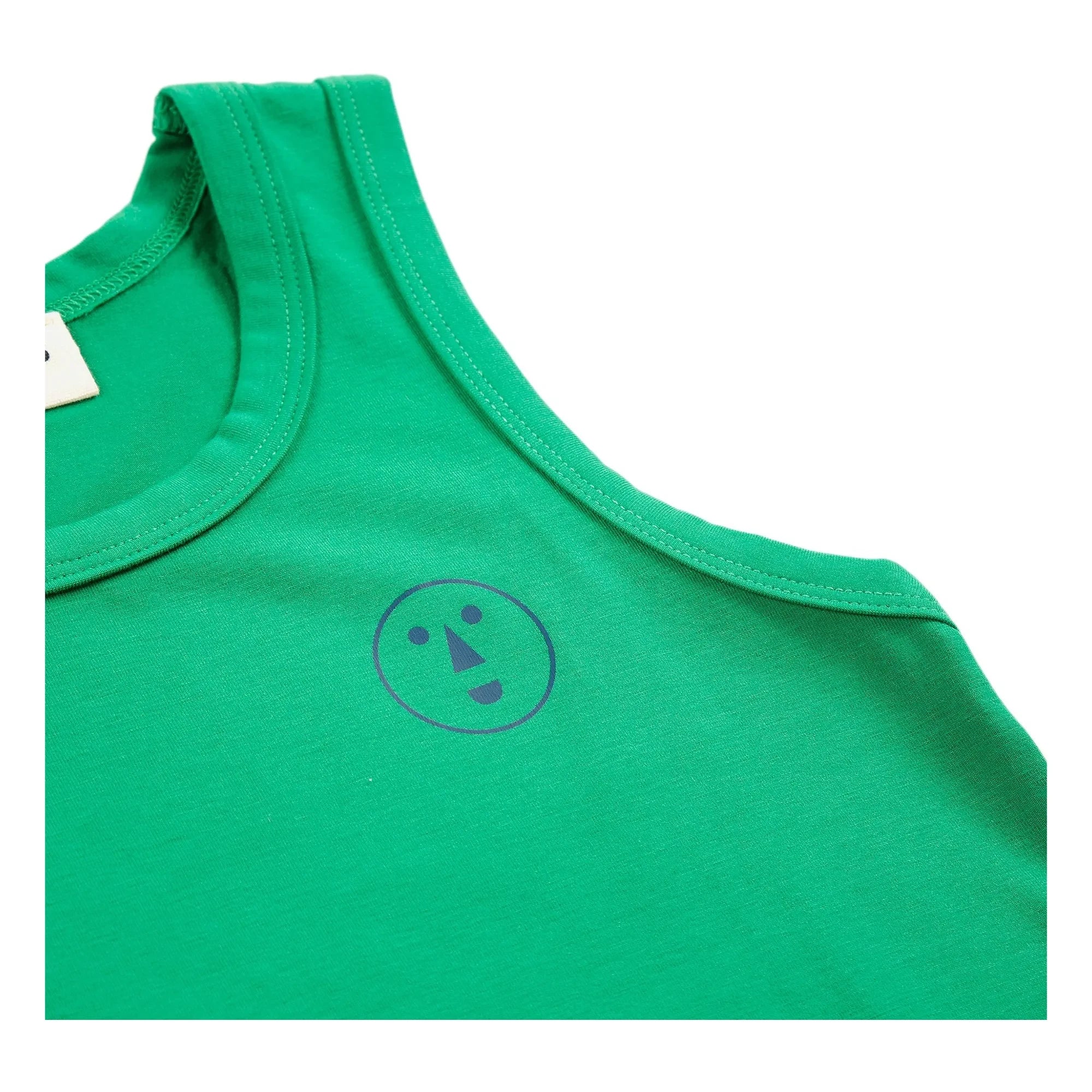 Bobo Choses - Camiseta sin mangas de modal y algodón orgánico con Have Fun Face | Verde