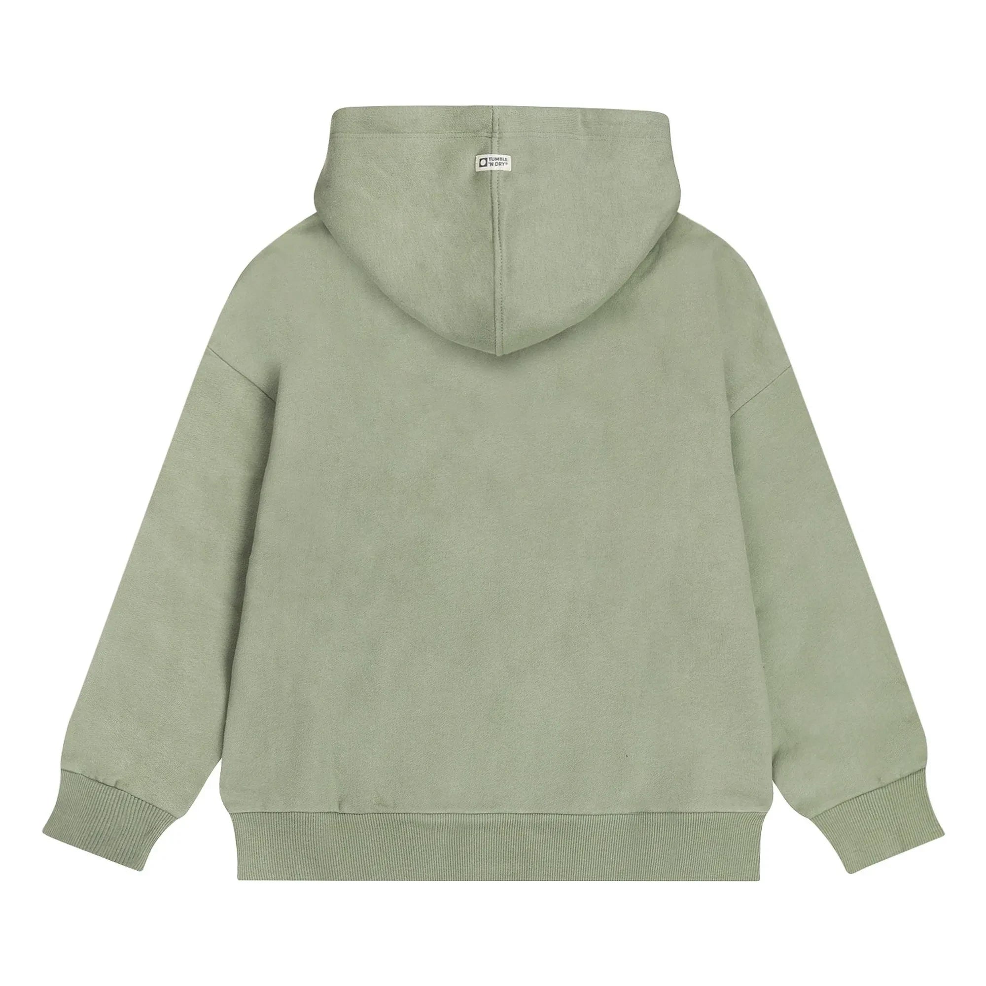 Tumble N'Dry - Sudadera con capucha de algodón orgánico salado | Caqui claro