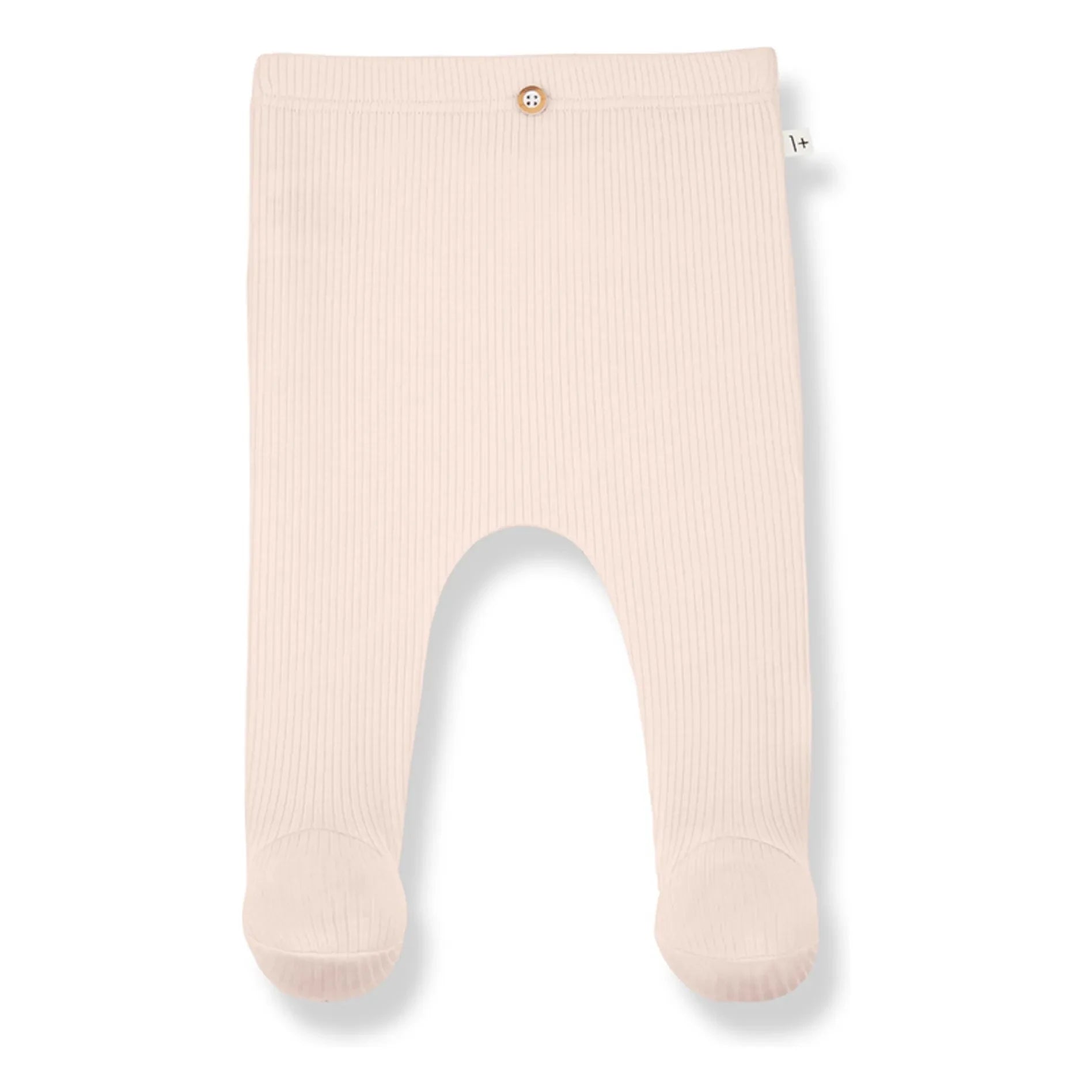 1+ en la familia - Mia Medias Acanaladas | Beige Rosa