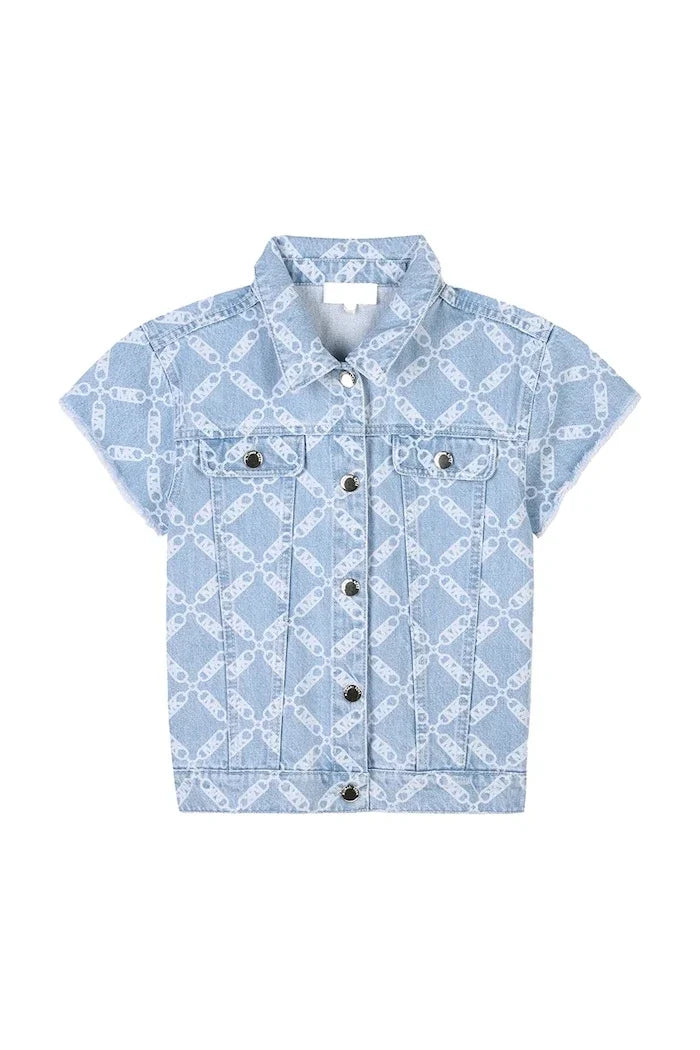 Camisa vaquera Michael Kors para niños