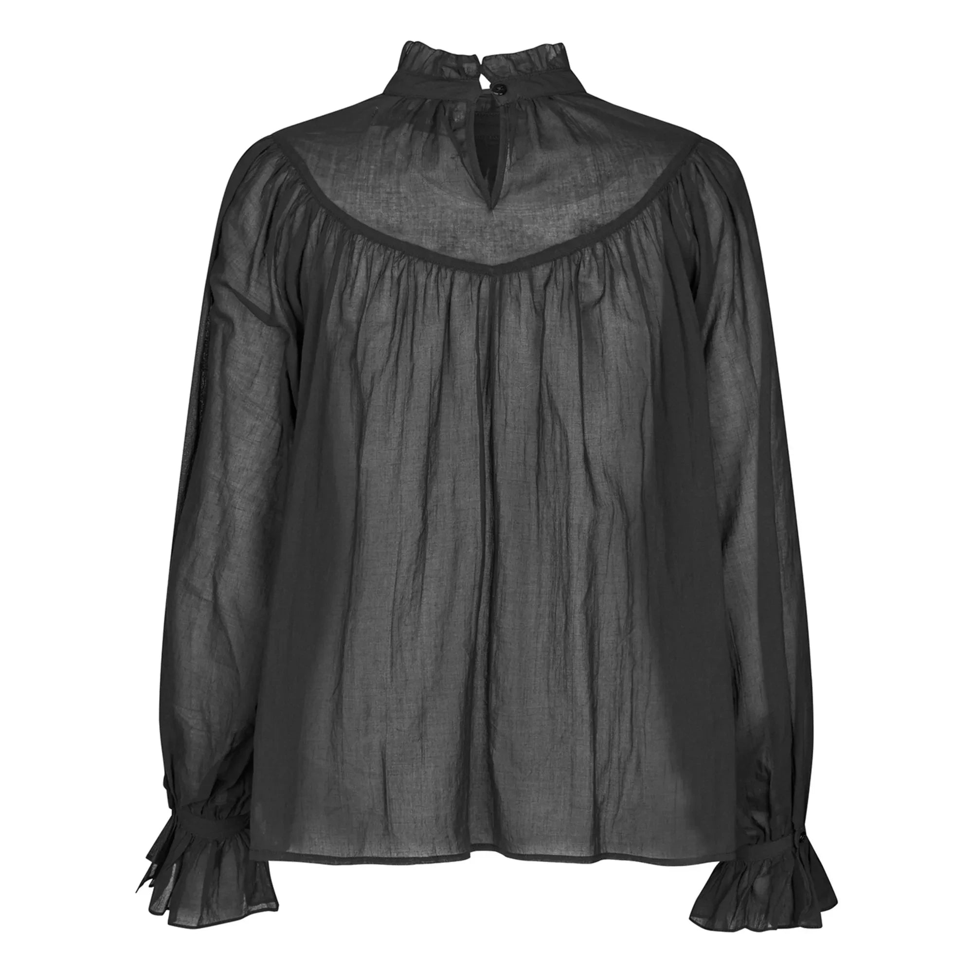 Lollys Laundry - Blusa de algodón Presley | Negro