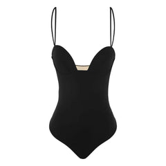 Vanessa Sposi - Traje de baño balconette de una pieza | Negro