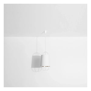 Petite Friture - Lámpara de techo Lanterna, S. Baron | Blanco