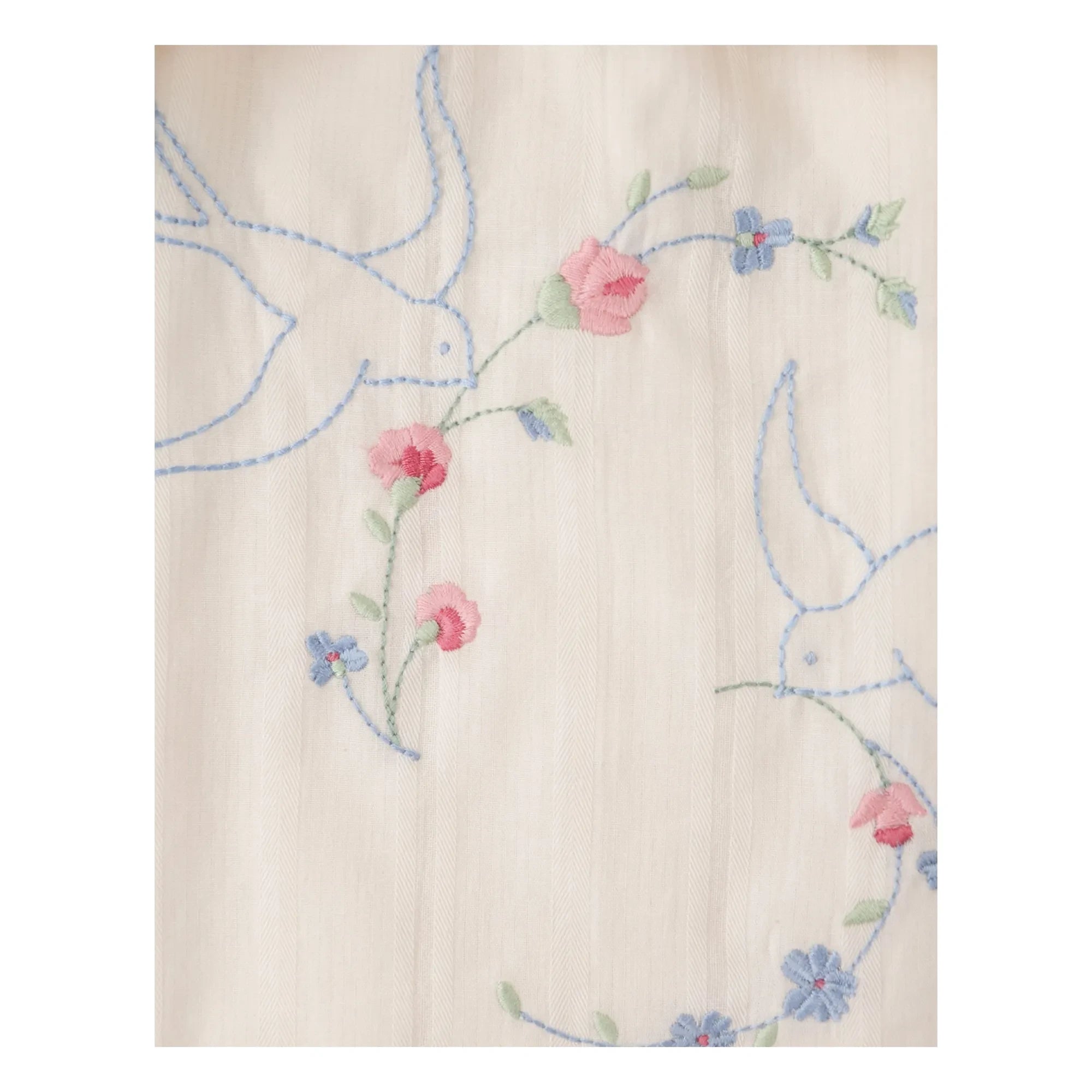 Gingersnaps - Vestido bordado Alessia | Crudo