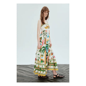 Alémais - Vestido de Lino Paradiso | Crudo