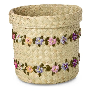 Rice - Cesta de rafia Flowers