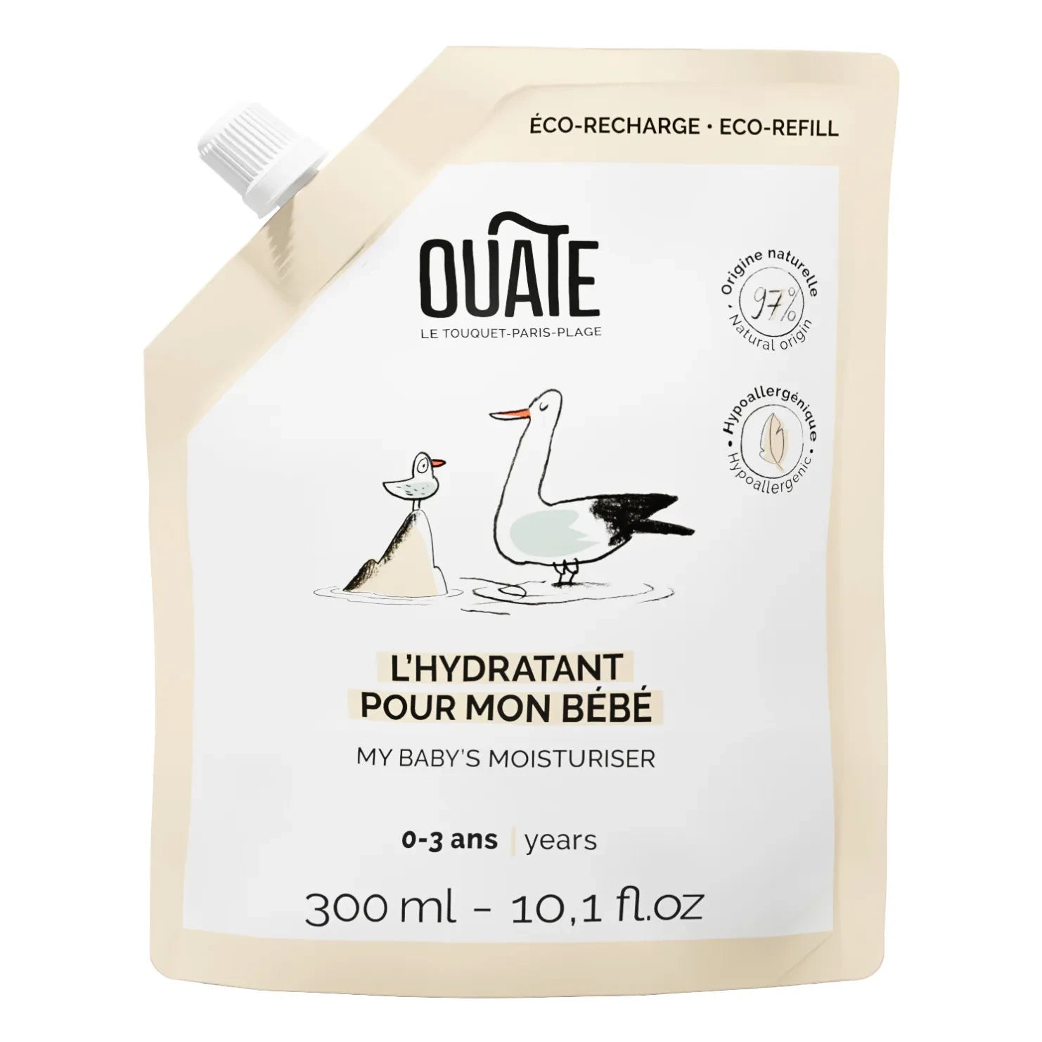 Ouate - Hidratación de mi bebé - Recambio - 300 ml