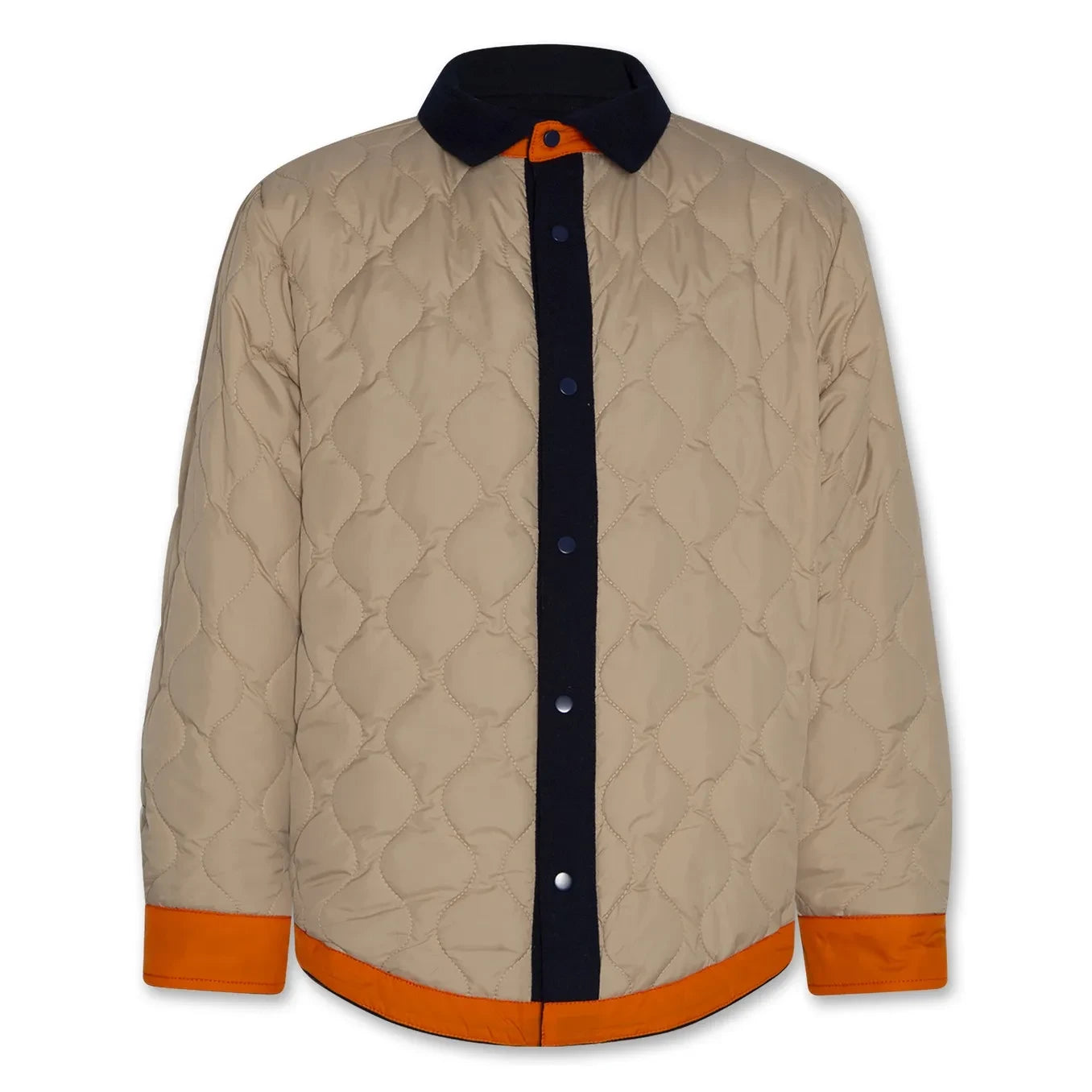 AO76 - Çift Taraflı Overshirt | Gece mavisi
