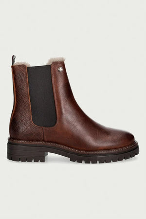 Botines Chelsea planos de cuero Barbour Evie para mujer