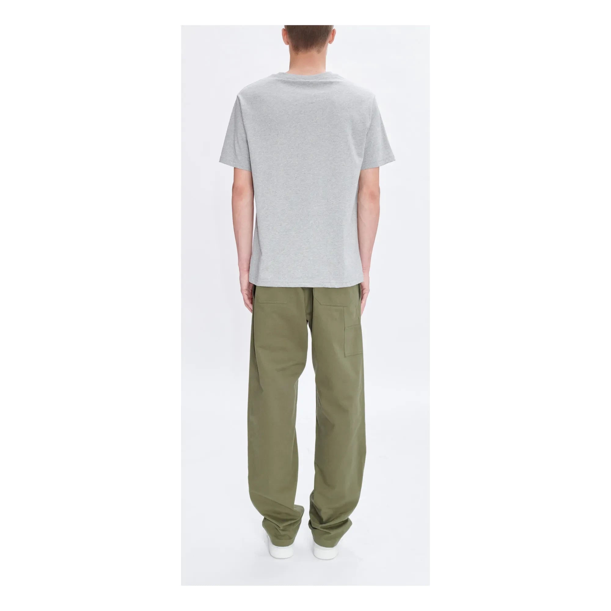 A.P.C. - Camiseta de algodón orgánico Willow | Gris jaspeado