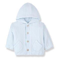 1+ in the family - Chaqueta con capucha Serifos | Azul claro