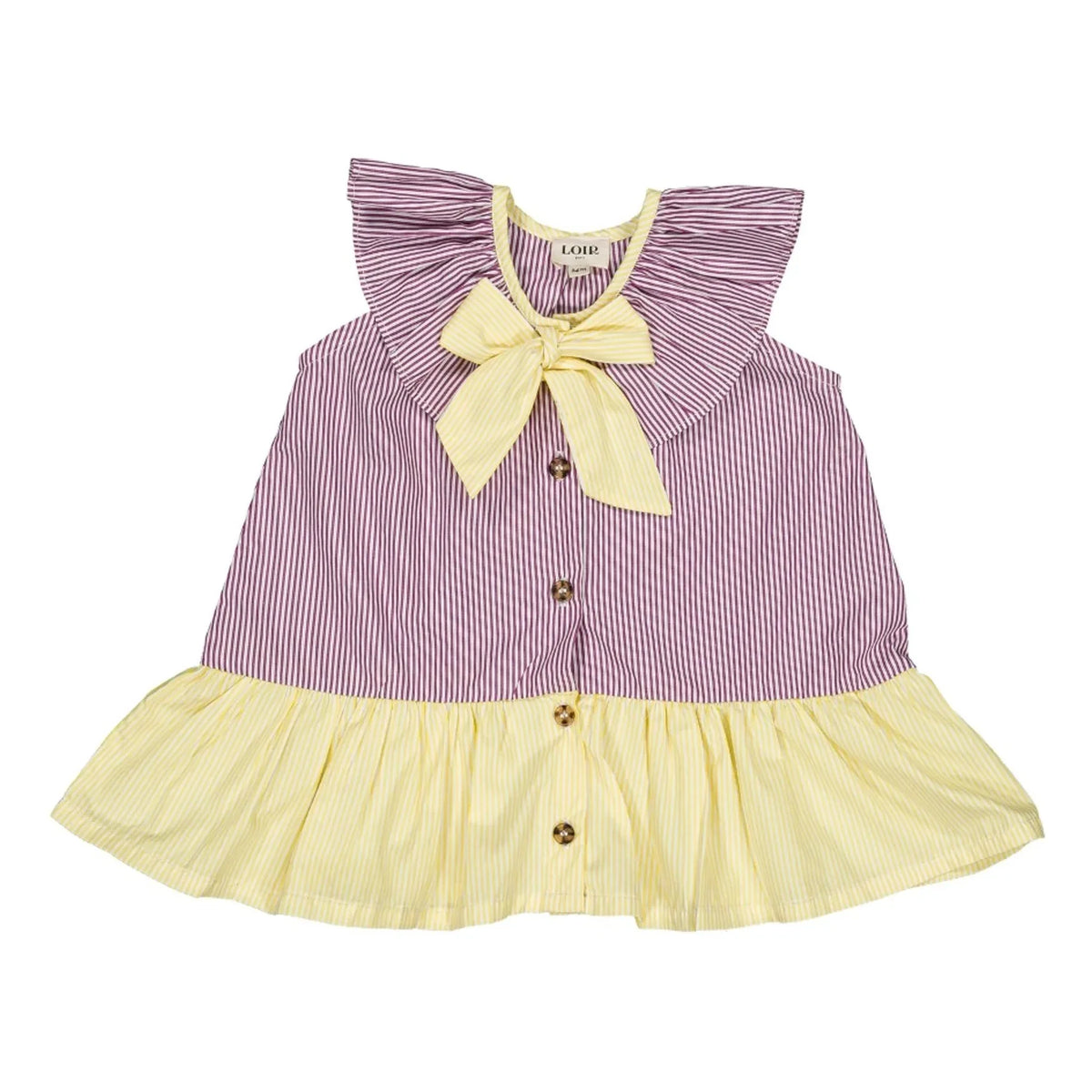 Loir - Blusa de rayas Hortense | Morado
