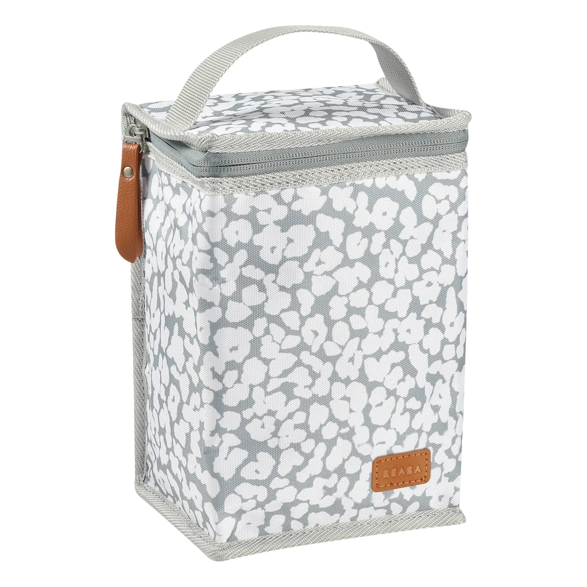 Béaba - Bolsa isotérmica para el almuerzo Cherry Blossom | Gris