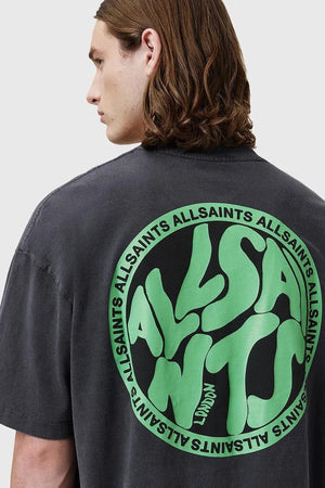 Camiseta de algodón AllSaints DISTORTION