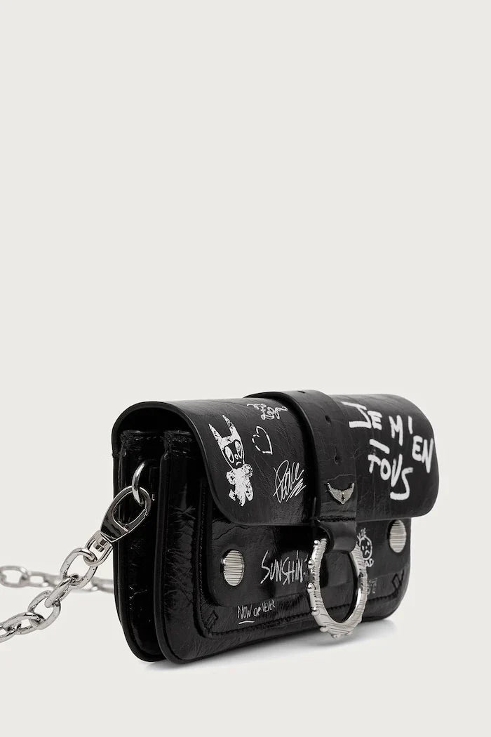 Bolso bandolera de piel para mujer KATE