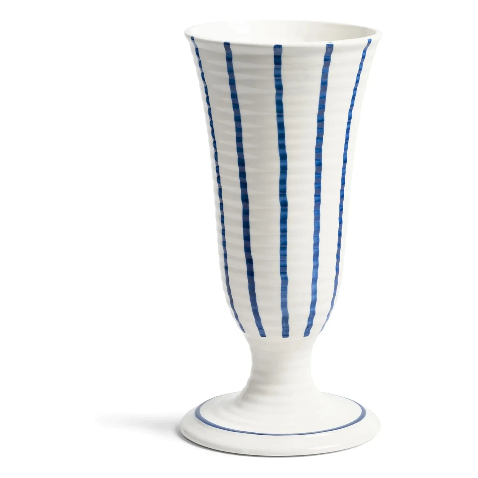 &Klevering - Jarrón de porcelana Anouk Lilium | Azul