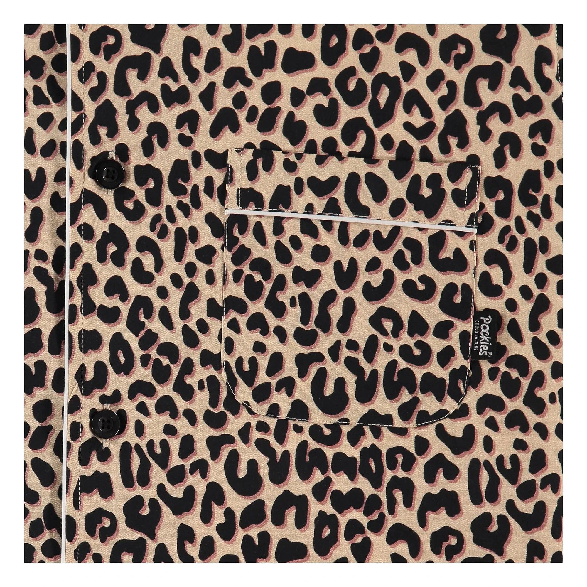 Pockies - Camisa de pijama de leopardo | Beige