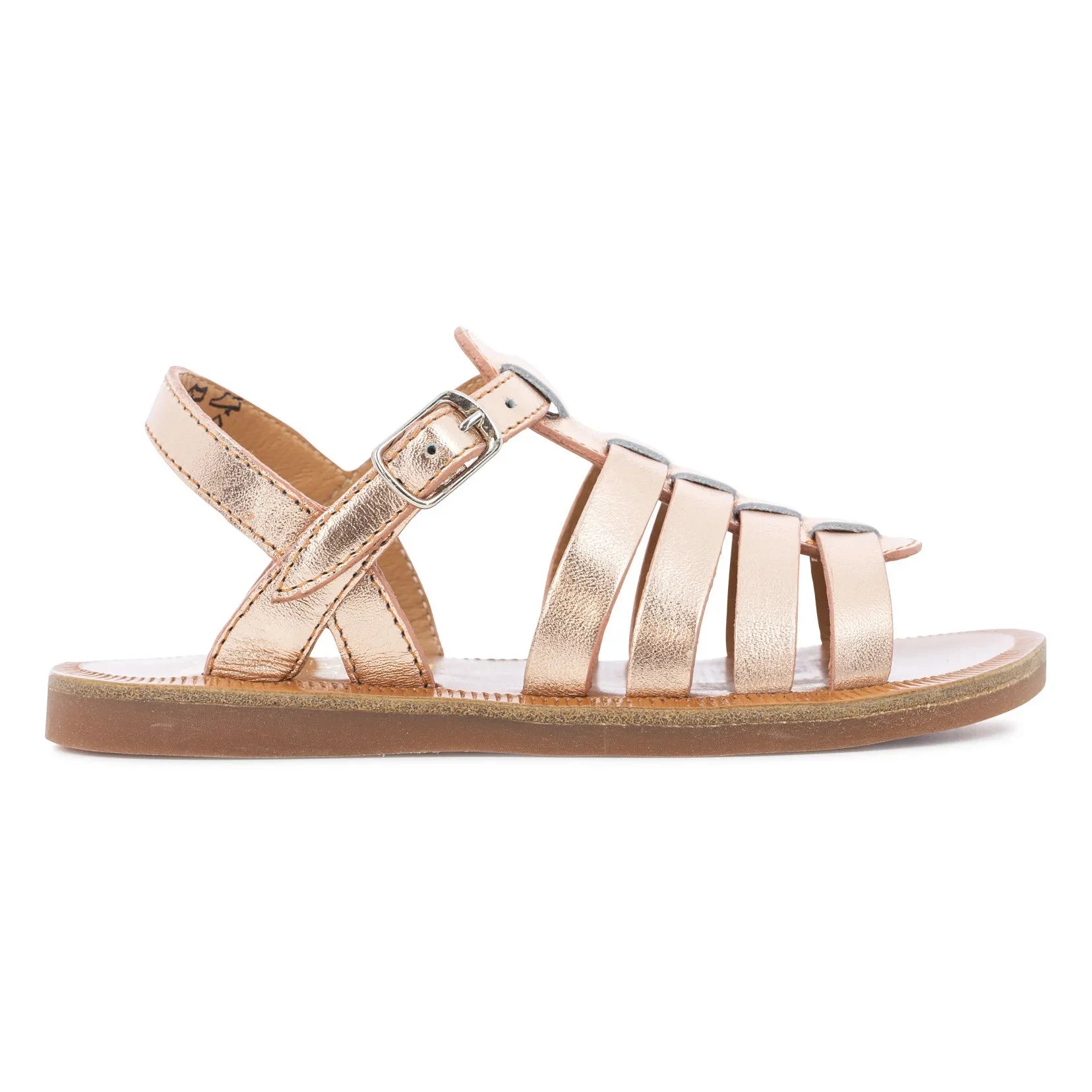 Pom d'Api - Sandalias de tiras Plagette | Oro Rosa