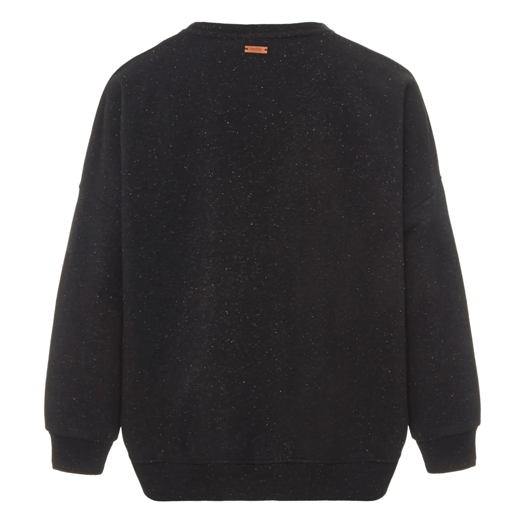Sessùn - Sudadera de algodón con topos Chebbi | Negro