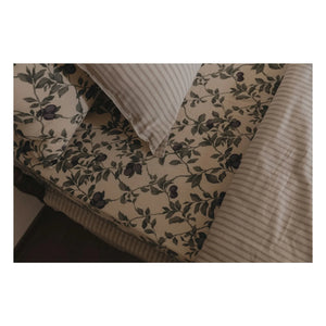 garbo&friends - Juego de cama a rayas | Beige