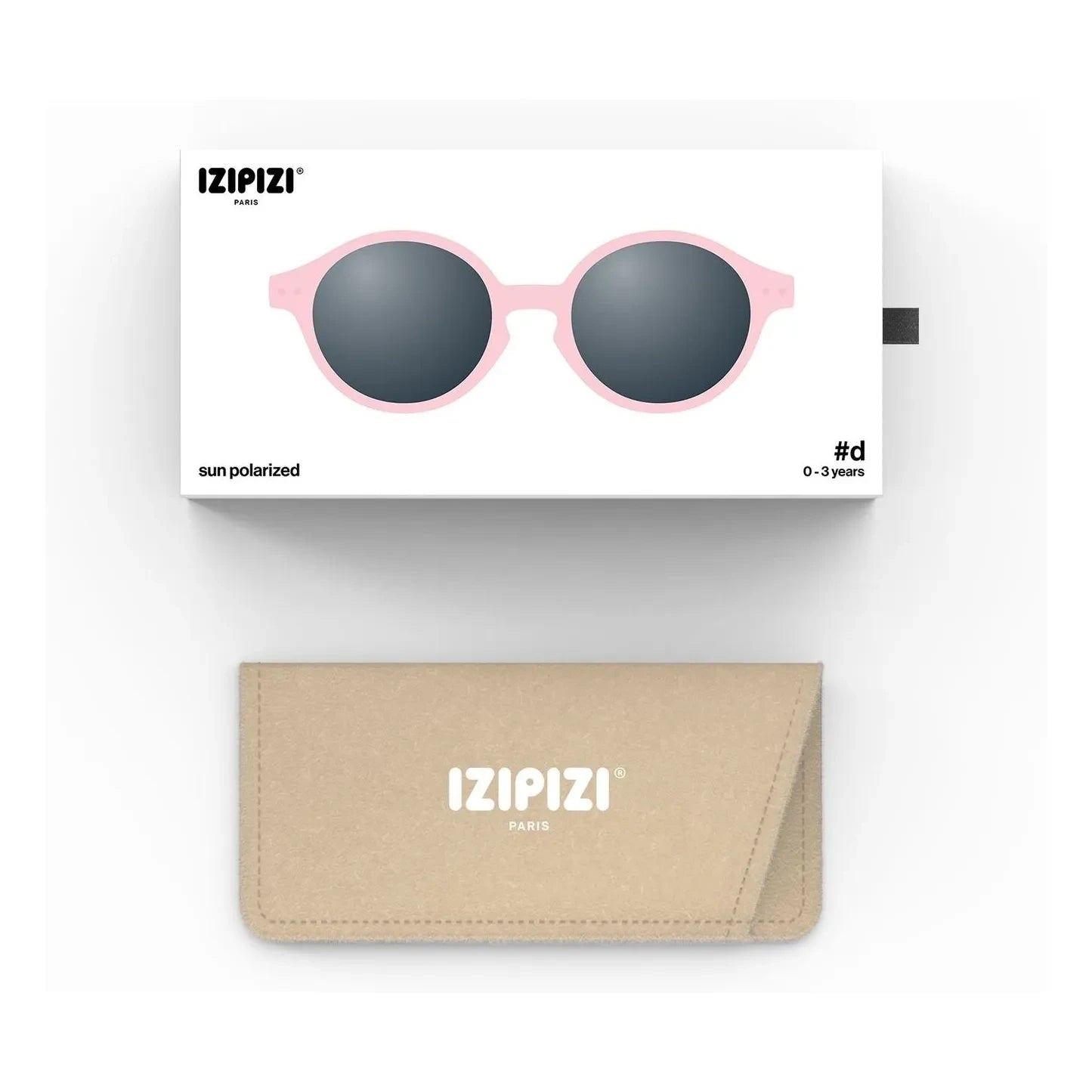 IZIPIZI - Gafas de sol #D Bebé | Rosa Suave