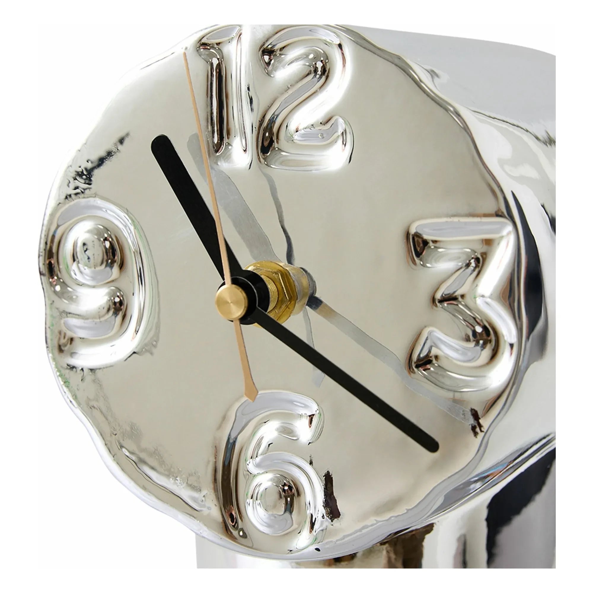 HKliving - Reloj de cerámica retro | Cromado