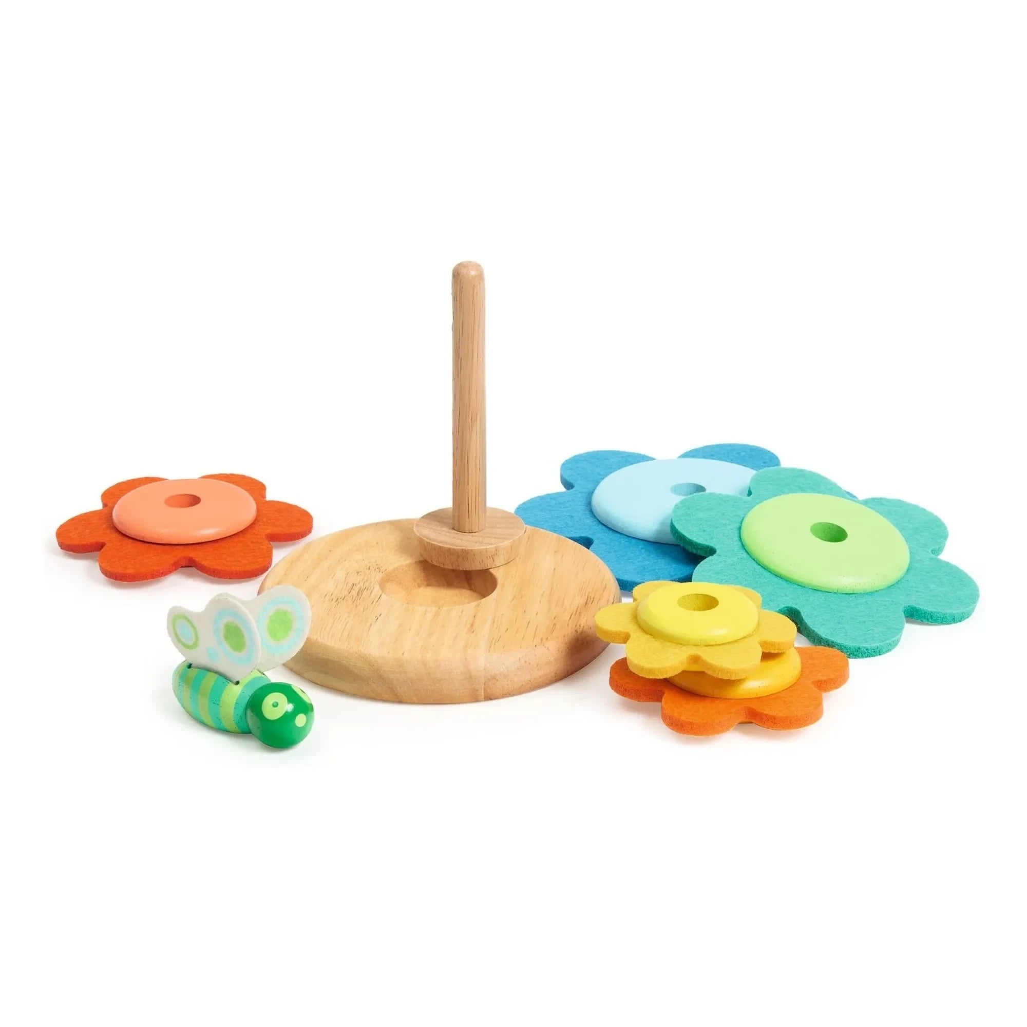 Djeco - Set de apilamiento Butterflower
