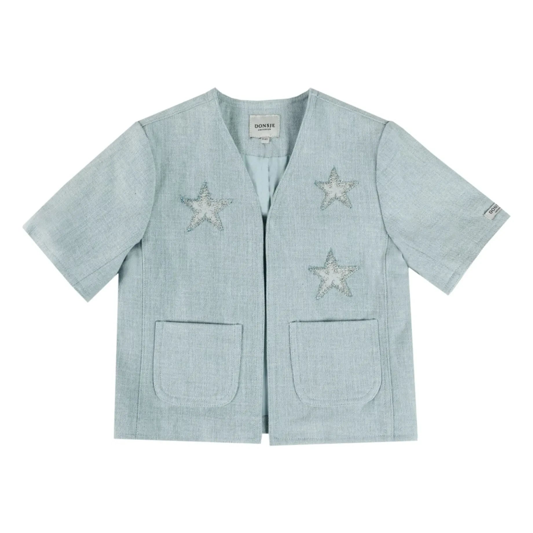 Donsje - Chaqueta Chellèe Estrellas Vaquera | Azul claro