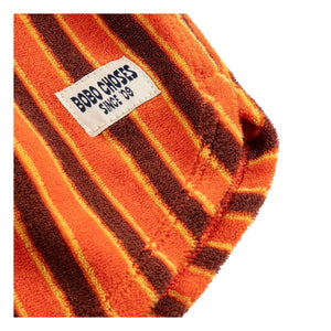 Bobo Choses - Shorts de toalla a rayas | Naranja