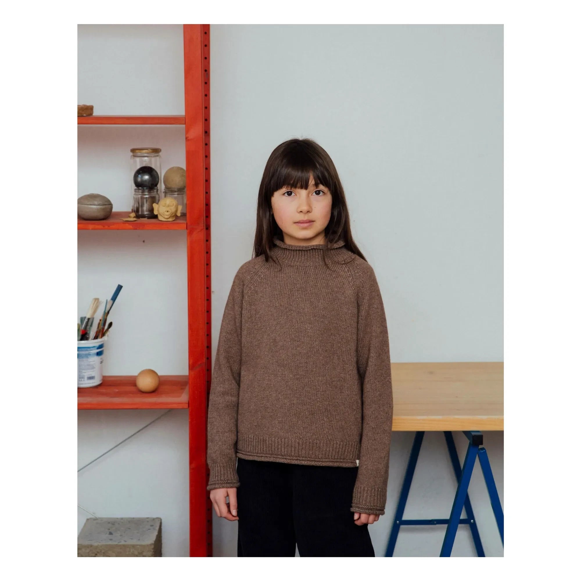 Matona - Yün Raglan Kazak | Kahverengi