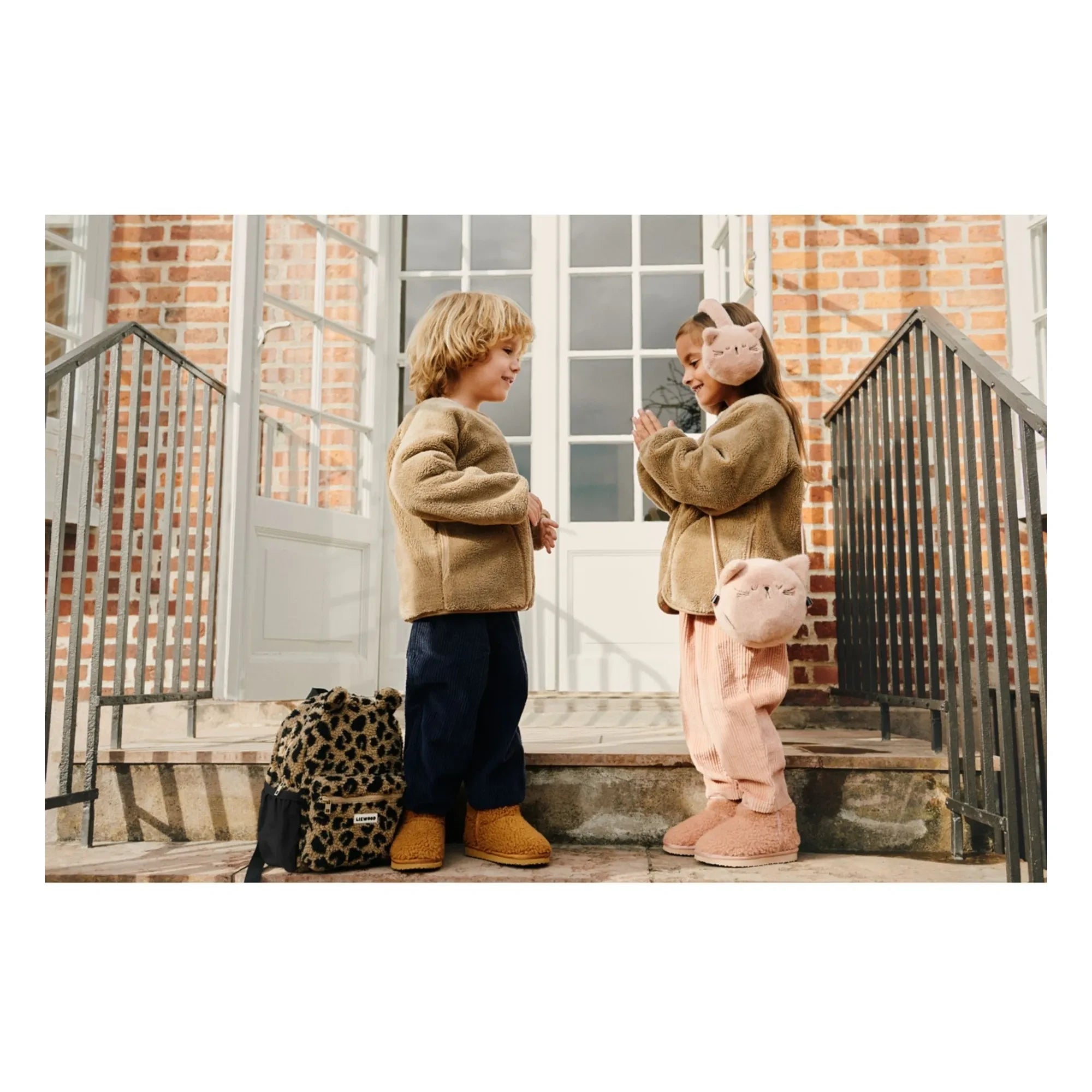Liewood - Botas Sherpa de Fibra Reciclada Alban | Caramelo