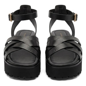 Rivecour - Sandalias n°214 de Piel | Negro