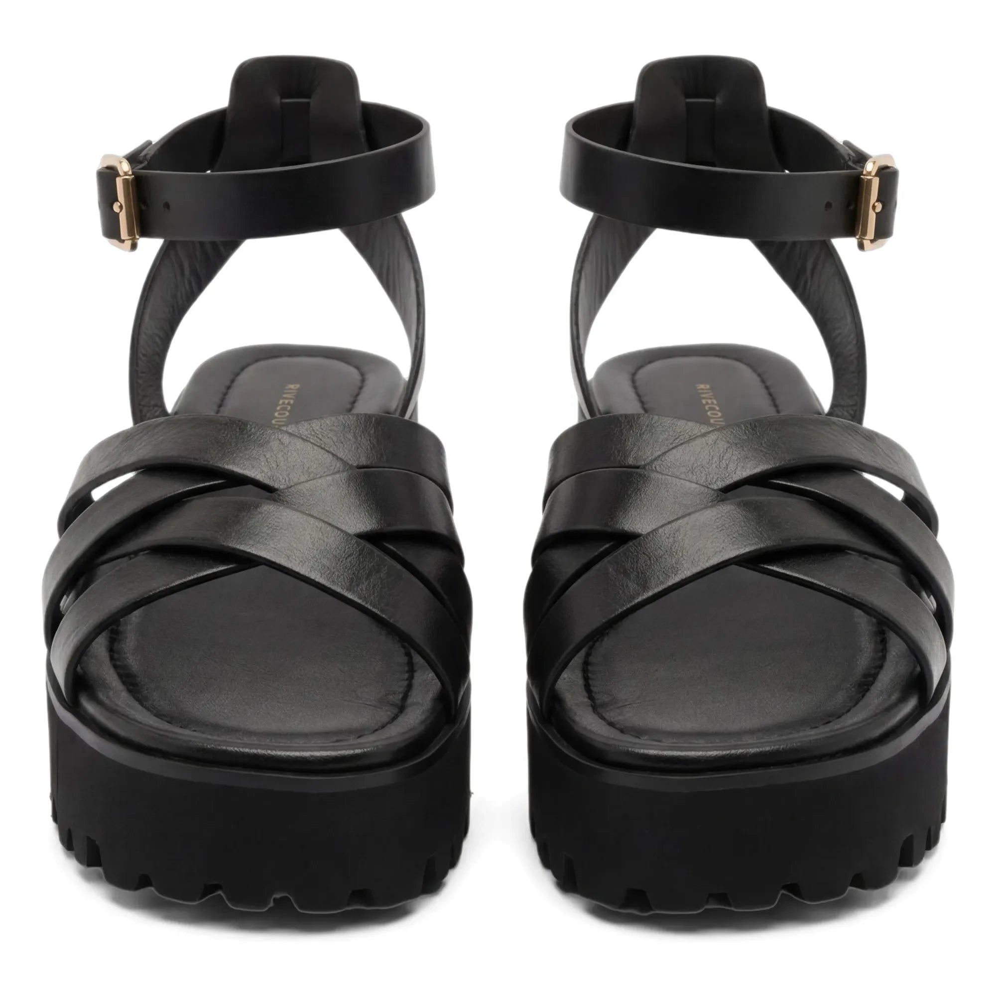 Rivecour - Sandalias n°214 de Piel | Negro