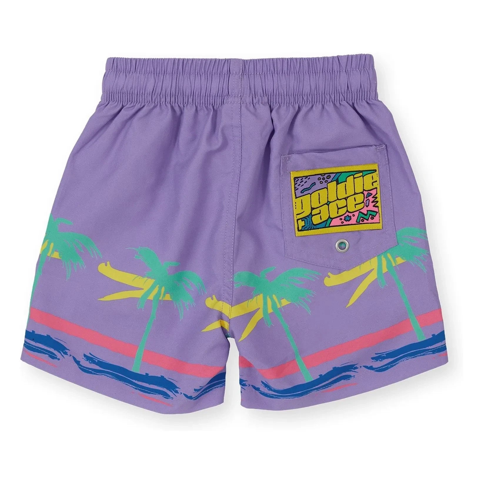 Goldie + Ace - Pantalones cortos Palm | Púrpura