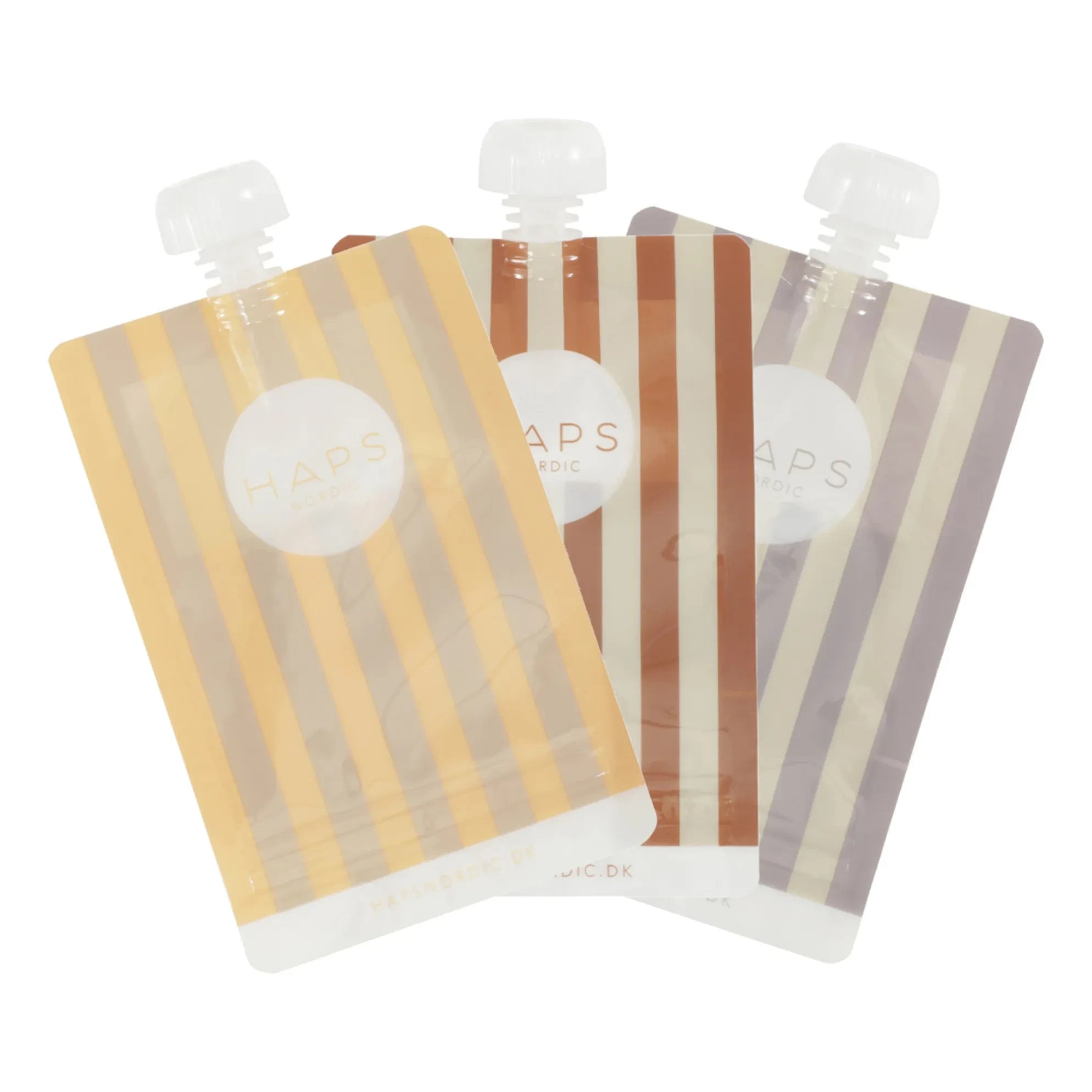 Haps Nordic - Botellas reutilizables - Set de 3 | Beige