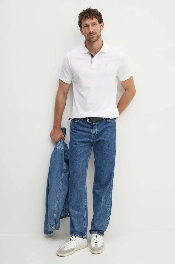 Polo de algodón para hombre Barbour
