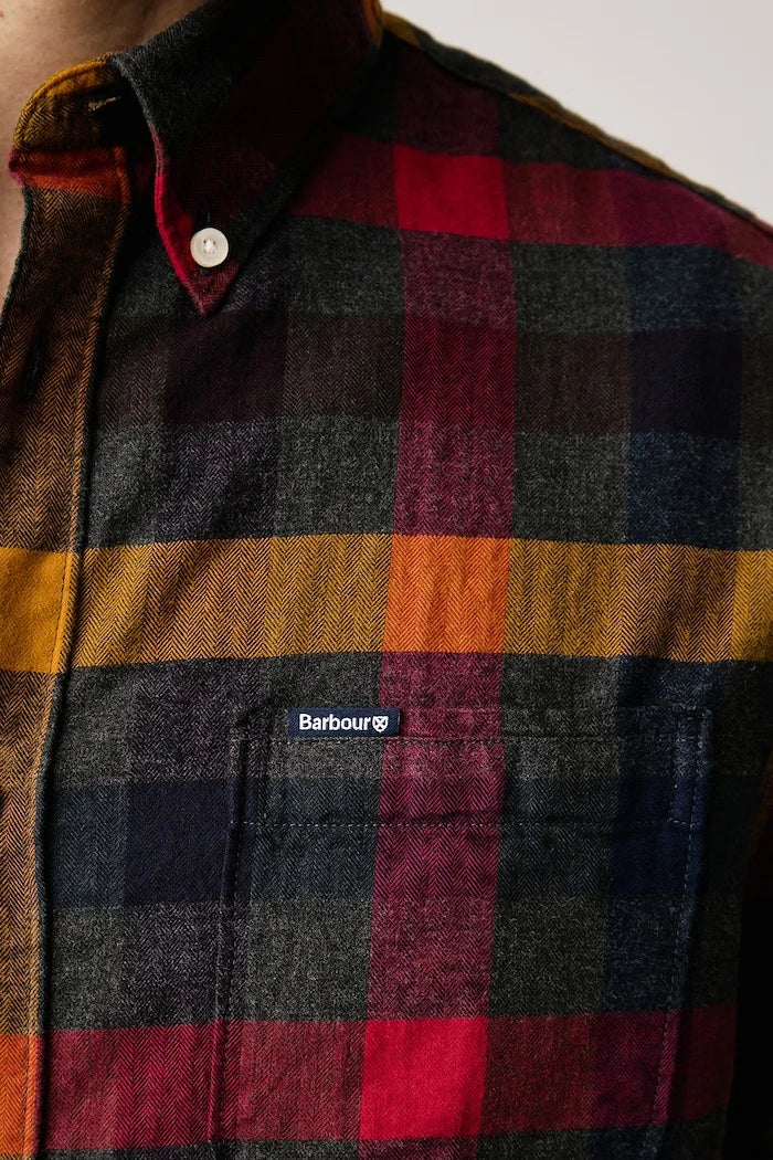 Camisa Danloch de algodón para hombre Barbour